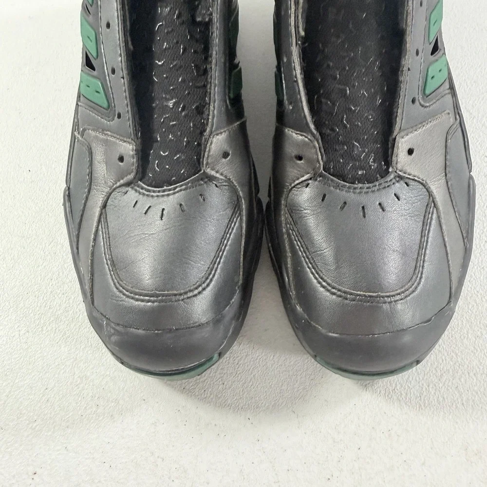 Vintage 1993 Adidas Streetball 2‎ Men's Basketball Shoes Black Green Size 9.5